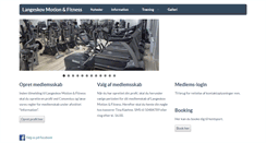 Desktop Screenshot of langeskovmotionscenter.dk