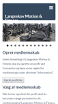 Mobile Screenshot of langeskovmotionscenter.dk